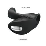 Насадка на пенис + эрекционное кольцо, с вибрацией PrettyLove