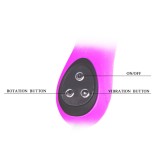 INTIMATE вибромассажер -ротатор с клиторальным стимулятором водонепронецаемый (24, Ø 3 см)