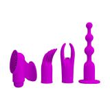 Набор вибростимуляторов: 4 шт PrettyLove JoyCollection 4 in 1