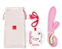 Вибратор с клиторальным отростком Gvibe Grabbit (18, Ø 3.5 см)