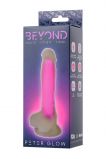 ФАЛЛОИМИТАТОР, СВЕТЯЩИЙСЯ В ТЕМНОТЕ, BEYOND BY TOYFA, PETER GLOW, СИЛИКОН, ПРОЗРАЧНО-РОЗОВЫЙ (24, Ø 4 см)