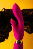 Вибратор с клиторальным стимулятором L'EROINA (18, Ø 3 см)