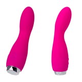 ВИБРАТОР L'EROINA , СИЛИКОН, РОЗОВЫЙ (15.5, Ø 3.2 см)