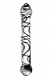 ДВУСТОРОННИЙ ФАЛЛОИМИТАТОР SEXUS GLASS, СТЕКЛО, ПРОЗРАЧНЫЙ, 20,5 СМ