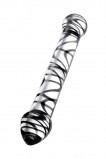 ДВУСТОРОННИЙ ФАЛЛОИМИТАТОР SEXUS GLASS, СТЕКЛО, ПРОЗРАЧНЫЙ, 20,5 СМ