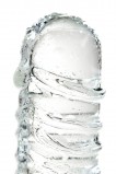 НЕРЕАЛИСТИЧНЫЙ ФАЛЛОИМИТАТОР SEXUS GLASS, СТЕКЛО, ПРОЗРАЧНЫЙ, 21 СМ