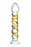 НЕРЕАЛИСТИЧНЫЙ ФАЛЛОИМИТАТОР SEXUS GLASS, СТЕКЛО, ПРОЗРАЧНЫЙ, 17,5 СМ