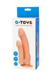 РЕАЛИСТИЧНЫЙ ФАЛЛОИМИТАТОР TOYFA A-TOYS , СИЛИКОН, ТЕЛЕСНЫЙ, 15,2 СМ