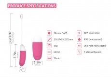 MAGIC Vini вибратор розовый (23.7, Ø 2.7 см)