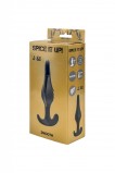 Анальная пробка Spice it up Smooth Dark Grey (12.5, Ø 3 см)