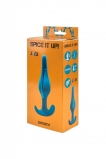 Анальная пробка Spice it up Smooth Aquamarine 12,5х3 см