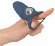 Эрекционное виброкольцо с клиторальным стимулятором Vibrating Cock Ring by You2Toys