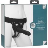 Универсальный полый страпон Body Extensions™ - BE Strong - Black (19 х 4,5)