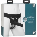 Универсальный полый страпон Body Extensions™ - BE Daring - Black (17.8 х 4,5)