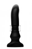 Вибратор с поступательными движениями Silicone Vibrating & Thrusting Plug with Remote Control (17.1, Ø 4.6 см)