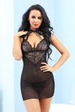 Комбинация и стринги Candy Girl Luscious, черный (размер OS)