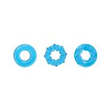 Набор эрекционных колец Renegade Dyno Rings, Blue 3шт.