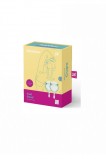 Набор менструальных чаш Feel Good Menstrual Cup Light Green с хвостиком-капелькой, 2шт (15 и 20 мл) Satisfyer