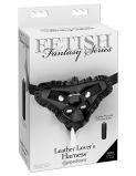 Страпон Harness с кружевами и вибропулей Fetish Fantasy Series Leather Lover's Harness