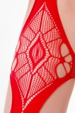 Костюм-сетка Passion Erotic Line № 39, красный (размер OS)