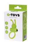 Эрекционное кольцо на пенис A-Toys by TOYFA, зеленый Ø 3,1 см