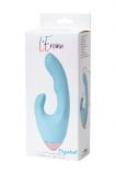 Вибратор с клиторальным стимулятором L'EROINA by TOYFA Crystal (18.3, Ø 3.5 см)