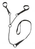 Наручники с поводком Bad Kitty Handcuffs Leash