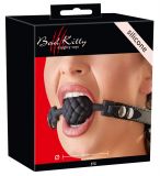 Силиконовый рельефный кляп Silicone Ball Gag by Bad Kitty Ø 3,8 см