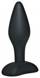 Анальная пробка силиконовая SMALL Black Velvets (9, Ø 2.9 см)