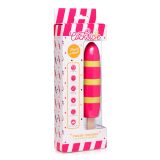 Эскимо-вибростимулятор 10X Popsicle Vibrator - Fizzin' Fuschia  (21.6, Ø 4 см)