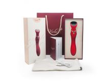 Viotec MIRACLE CHANCE красный Инновационный вибростимулятор с SCREEN-TOUCH управлением (21, Ø 4 см)