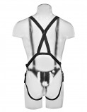 PipeDream King Cock, Hollow Strap On Suspender System 10'' Страпон+трусики на подтяжках, телесный (25, Ø 4.8 см)