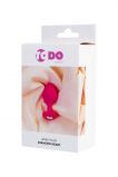 Анальная силиконовая втулка ToDo by Toyfa Diamond Heart розовая (8, Ø 3 см)