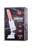 Секс-машина Sekster MotorLovers с пультом Ду белая (29, Ø 3.3 см)
