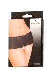 Эротические трусики-юбочка Erolanta Lingerie Collection из стрейч-сетки, черные (размер 42-44)
