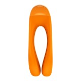 Универсальный массажер для пар Satisfyer Candy Cane оранжевый