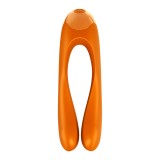 Универсальный массажер для пар Satisfyer Candy Cane оранжевый