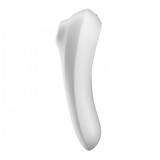 Вибромассажер Satisfyer Dual Pleasure, белый - СО СКИДКОЙ (без коробки), с возможностью управления через приложение