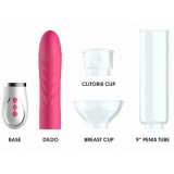 Набор Twister 4 in 1 Rechargeable Couples Pump Kit розовый