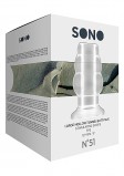 Полая анальная пробка-тоннель No51 - Hollow Tunnel ButtPlug прозрачная (Large) (12.7, Ø 7.1 см)