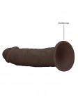 Фаллоимитатор без мошонки Silicone Dildo Without Balls мулат (19.2, Ø 4.5 см)