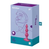 Новинка! Анальный вибростимулятор Satisfyer Lolli Plug 1 - розовый (13.9, Ø 3.2 см)