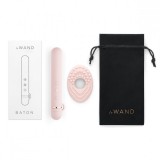 Силиконовый мини-вибратор класса люкс Le Wand Baton - розовый (11.9, Ø 2.4 см)