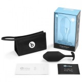 Пробка для ношения B-vibe Snug Plug 4 чёрная (14, Ø 4 см)