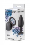 Анальная пробка Emotions Cutie Large Black moonstone crystal (9.5, Ø 4.2 см)