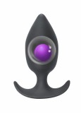 Пробка со смещенным центром тяжести Spice it up Insatiable Dark Grey (10.5, Ø 4 см)
