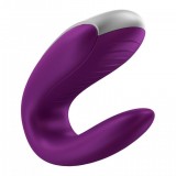 Satisfyer Double Fun с возможностью управления через пульт и приложение (фиолетовый)