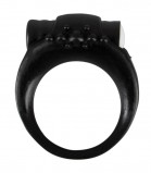 Эрекционное виброкольцо черное Vibro-penis Ring by Sweet Smile ( Ø 3.2 см)