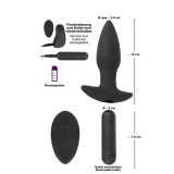 Анальная пробка с пультом ДУ Remote controlled Butt Plug (13, Ø 3.6 см)