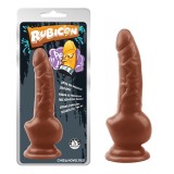 Фаллоимитатор Obsidian Intruder Penis Brown (18, Ø 3.2 см)